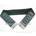 black elastic band belt